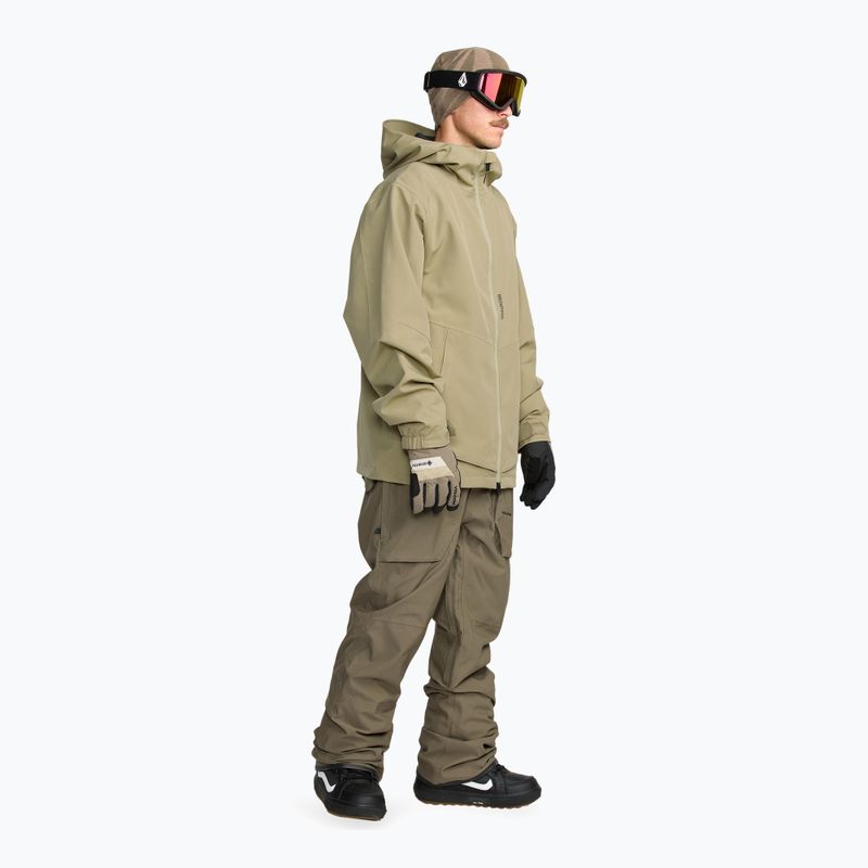Мъжки панталони за сноуборд Volcom Roan Bib Overall military 2