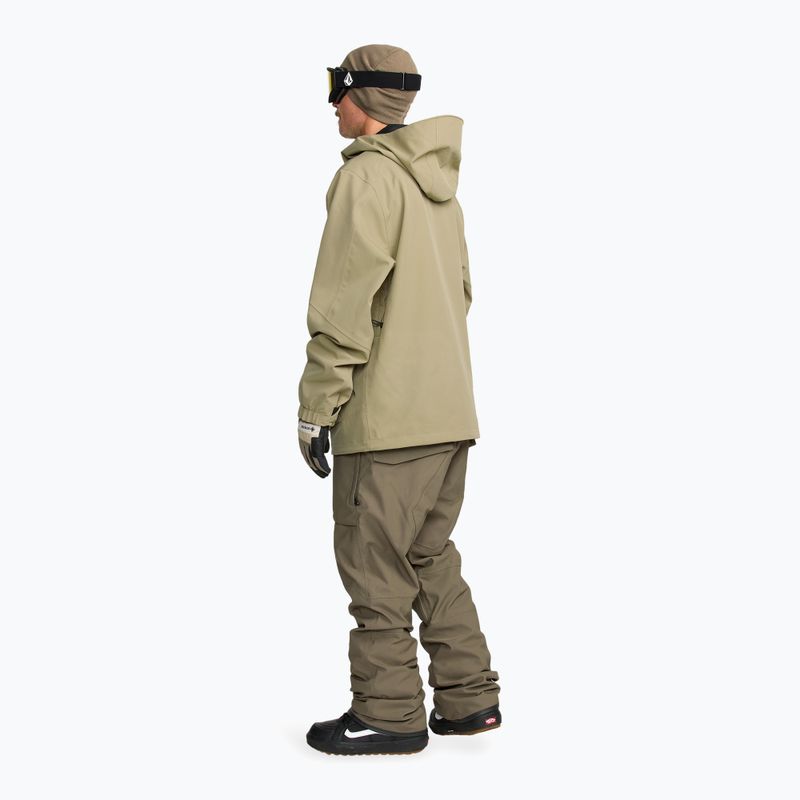 Мъжки панталони за сноуборд Volcom Roan Bib Overall military 4