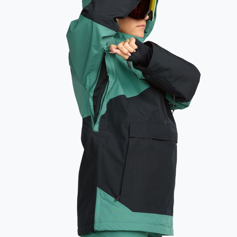 Дамско яке за сноуборд Volcom Fern Insulated Gore pullover spruce green 6