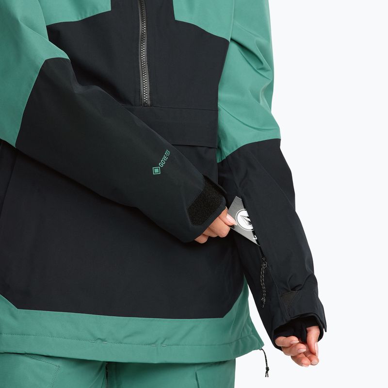 Дамско яке за сноуборд Volcom Fern Insulated Gore pullover spruce green 8