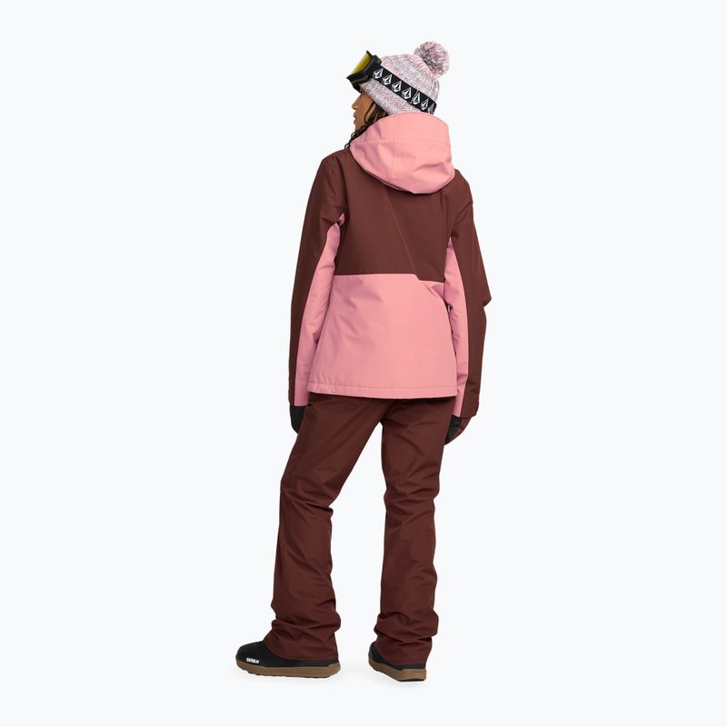 Дамско скиорско яке Volcom Bolt Insulated oxblood 4