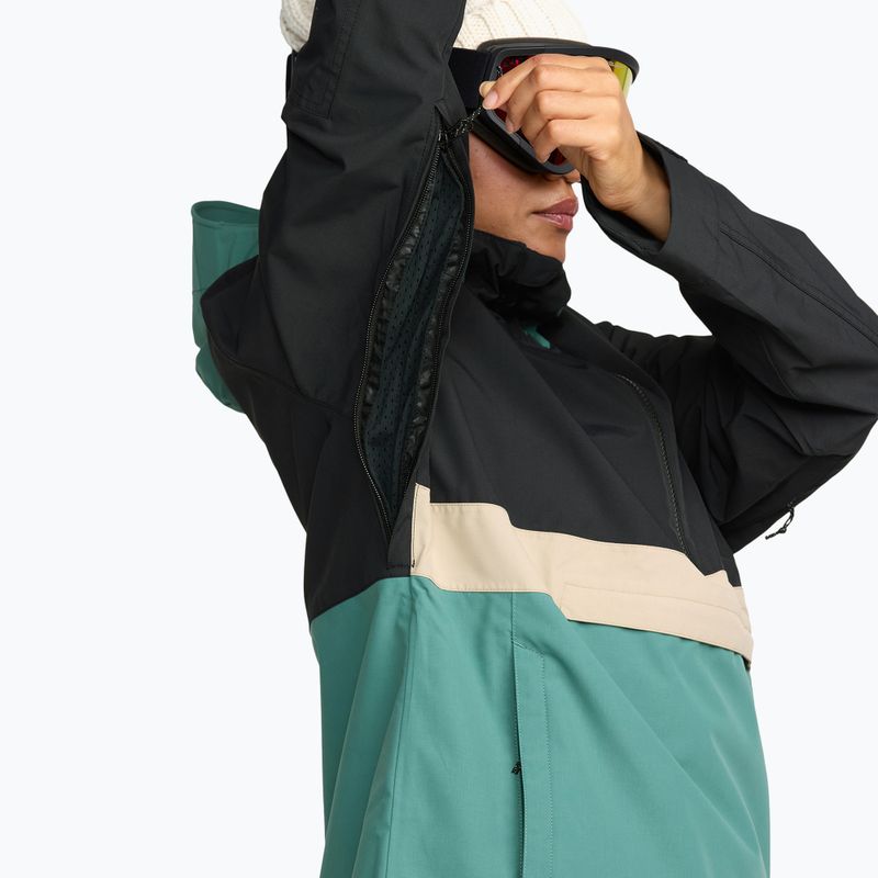 Дамско яке за сноуборд Volcom Harlan Pullover spruce green 7