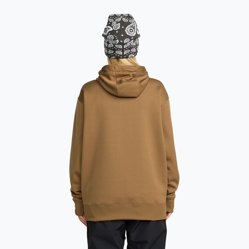 Дамски суитшърт за сноуборд Volcom Riding Hydro P/O bronze 3