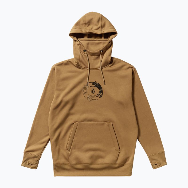 Дамски суитшърт за сноуборд Volcom Riding Hydro P/O bronze 7