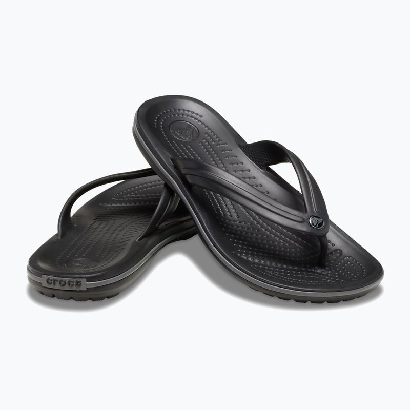 Crocs Crocband Flip джапанки black/slate grey 2