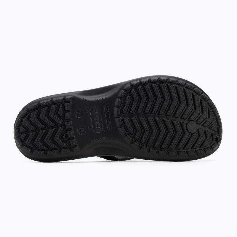 Crocs Crocband Flip джапанки black/slate grey 4