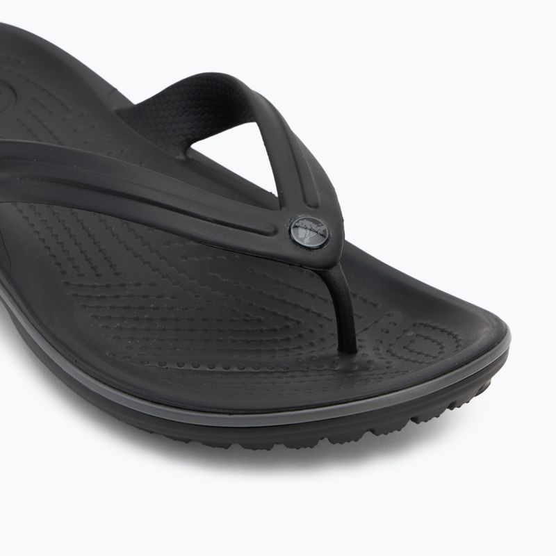 Crocs Crocband Flip джапанки black/slate grey 7