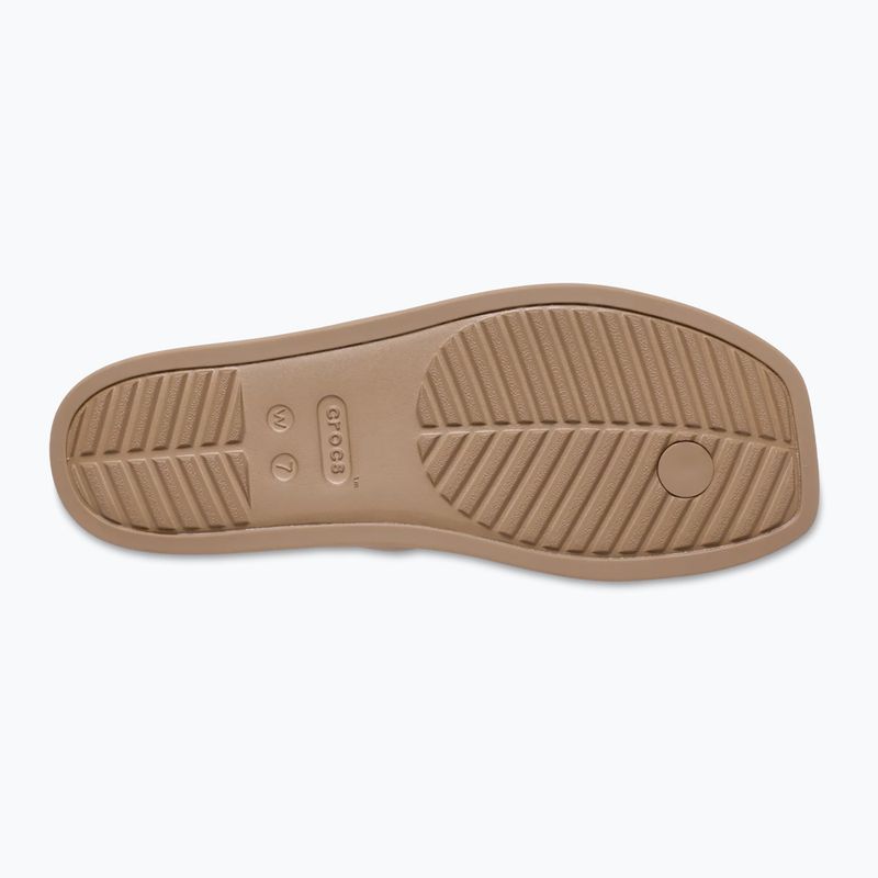 Дамски чехли Crocs Miami Toe Loop Sandal milk chocolate 3