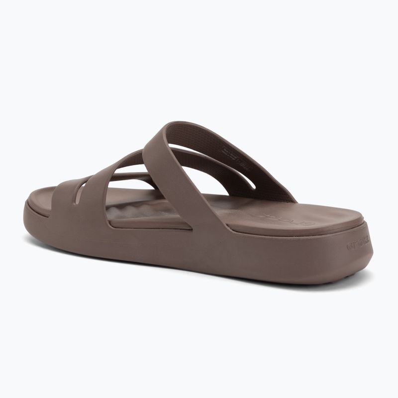 Джапанки Crocs Getaway Strappy truffle 3