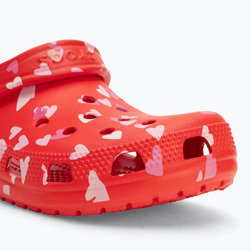 Crocs Classic Valentines Day Clog cherry red 8
