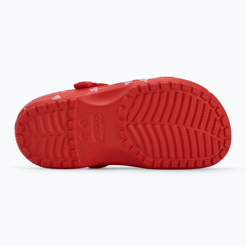 Crocs Classic Valentines Day Kids Clog cherry red 5