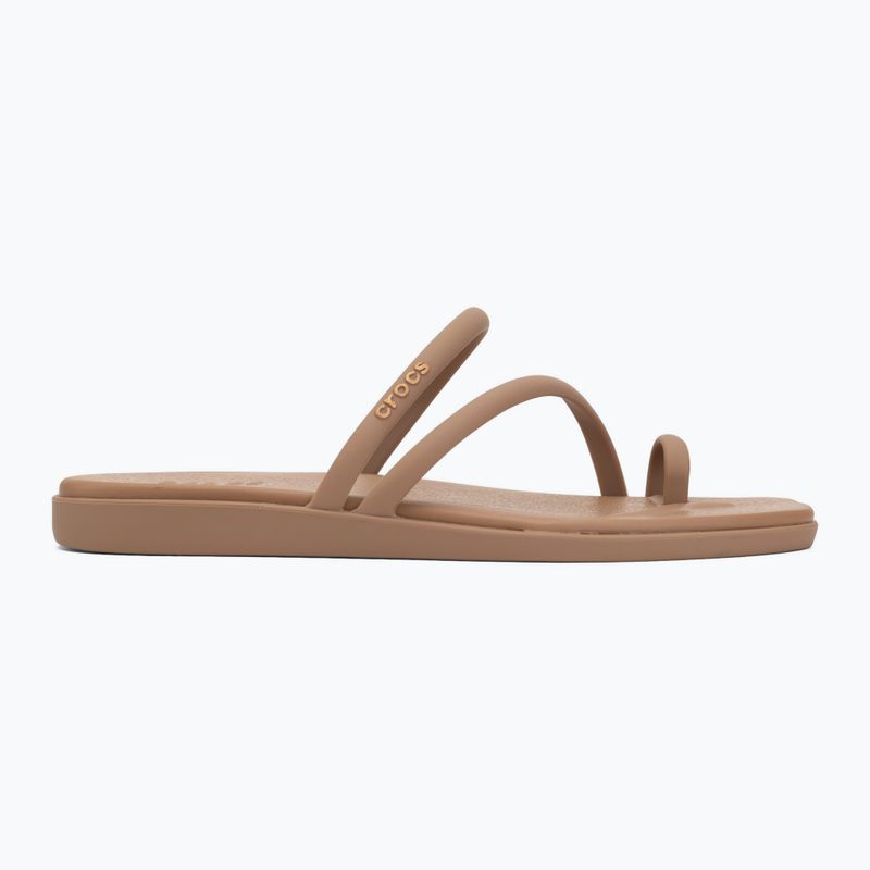Дамски чехли Crocs Miami Toe Loop Sandal milk chocolate 2