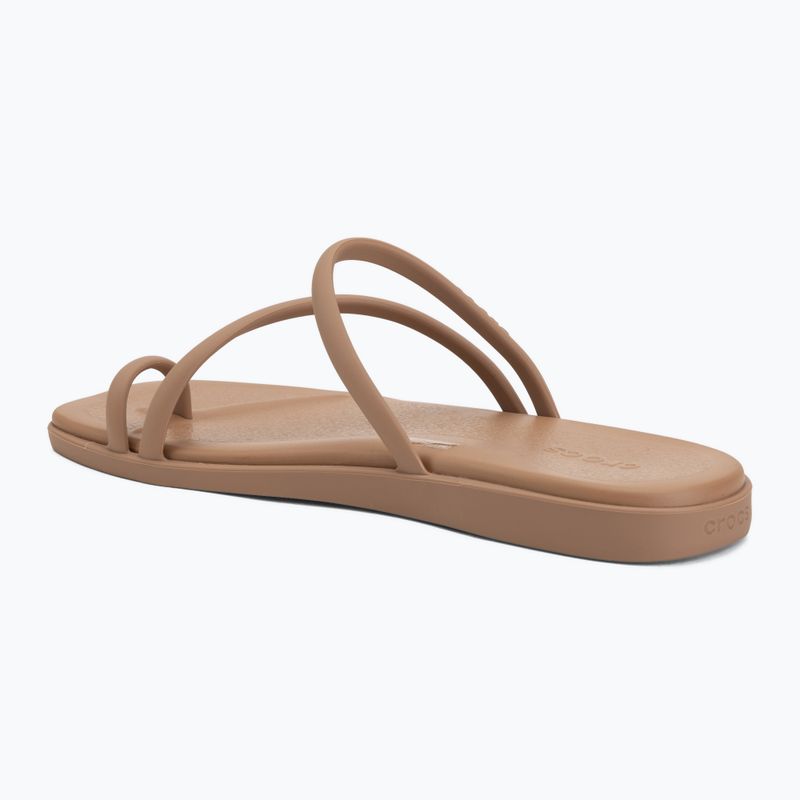 Дамски чехли Crocs Miami Toe Loop Sandal milk chocolate 3