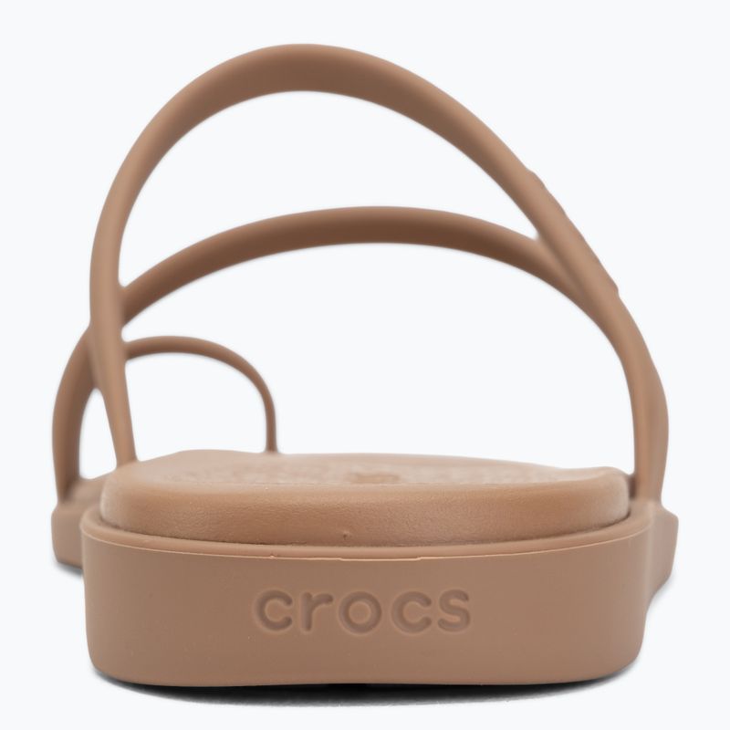 Дамски чехли Crocs Miami Toe Loop Sandal milk chocolate 6