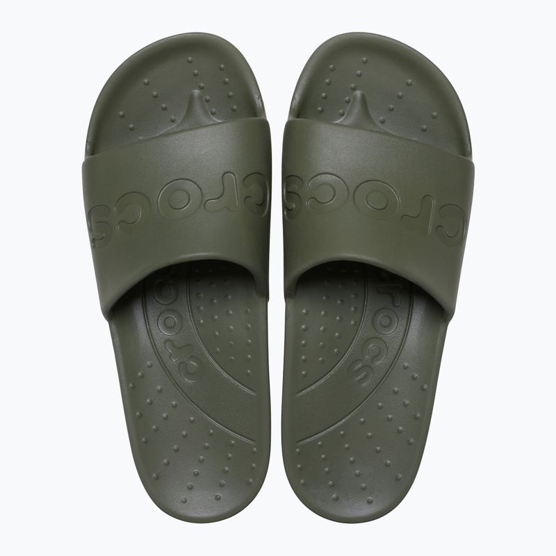 Crocs Slide армейски зелени джапанки 2