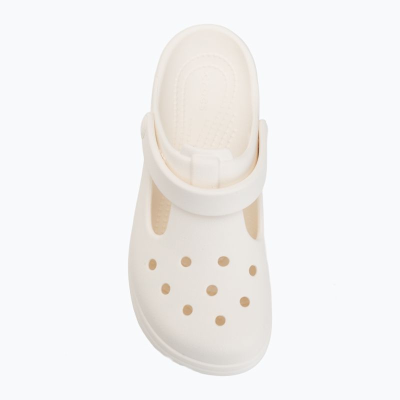 Детски чехли Crocs Classic Mary Jane Clog chalk 6