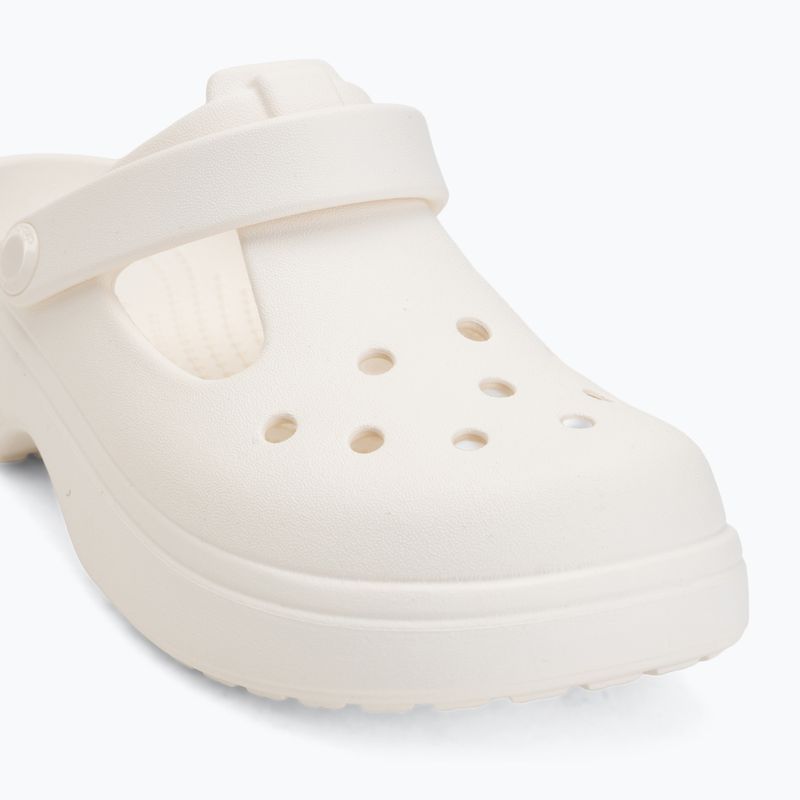 Детски чехли Crocs Classic Mary Jane Clog chalk 8