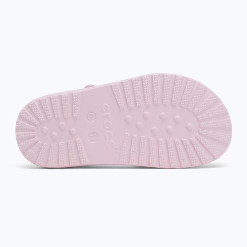 Детски сандали Crocs Classic Fisherman розово мляко 4