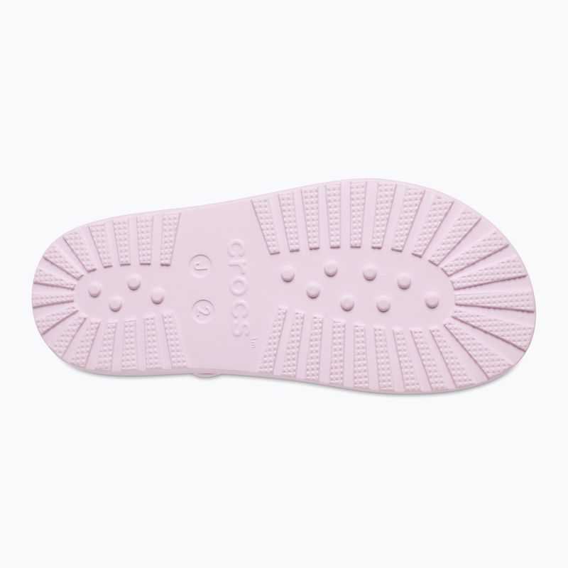 Детски сандали Crocs Classic Fisherman розово мляко 3