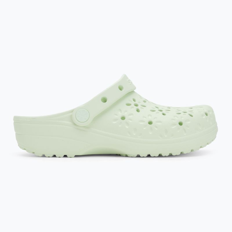 Crocs Classic Floral Cutout Clog джапанки с нефритена окраска 3