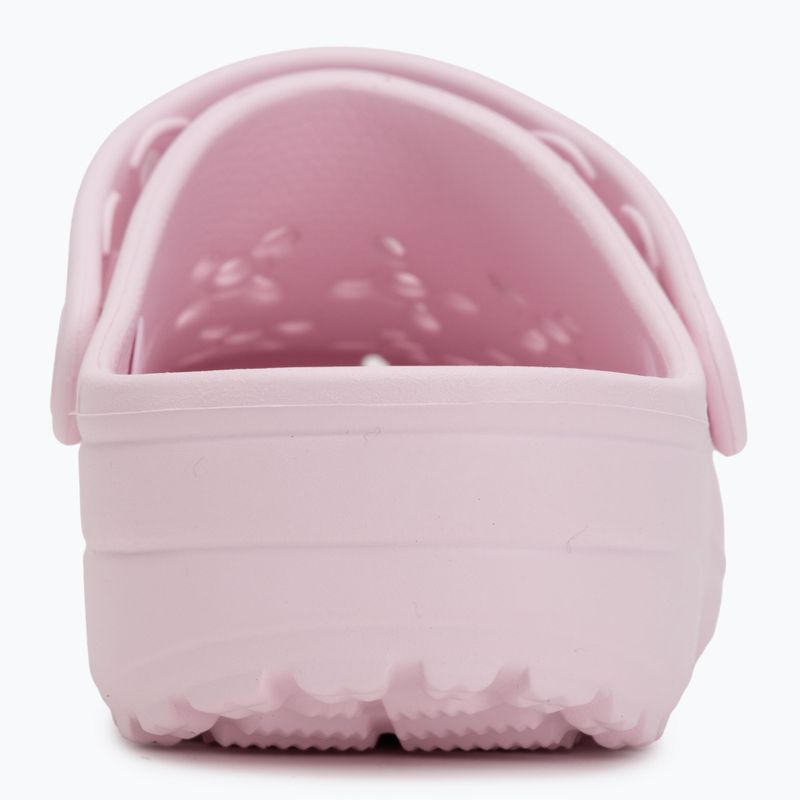 Crocs Classic Floral Cutout Clog розово мляко 7