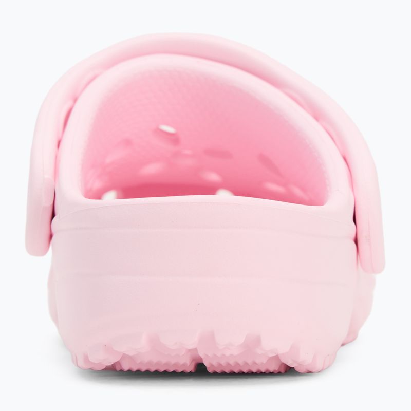 Crocs Classic Floral Cutout Clog Kids Toddler джапанки розово мляко 7