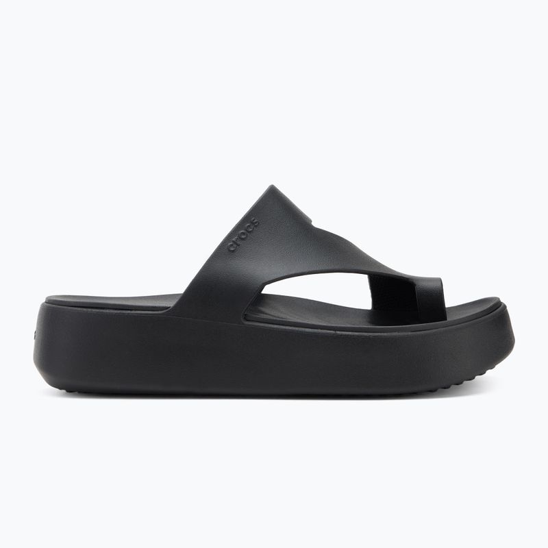 Дамски джапанки Crocs Getaway Platform Toe Loop black 2