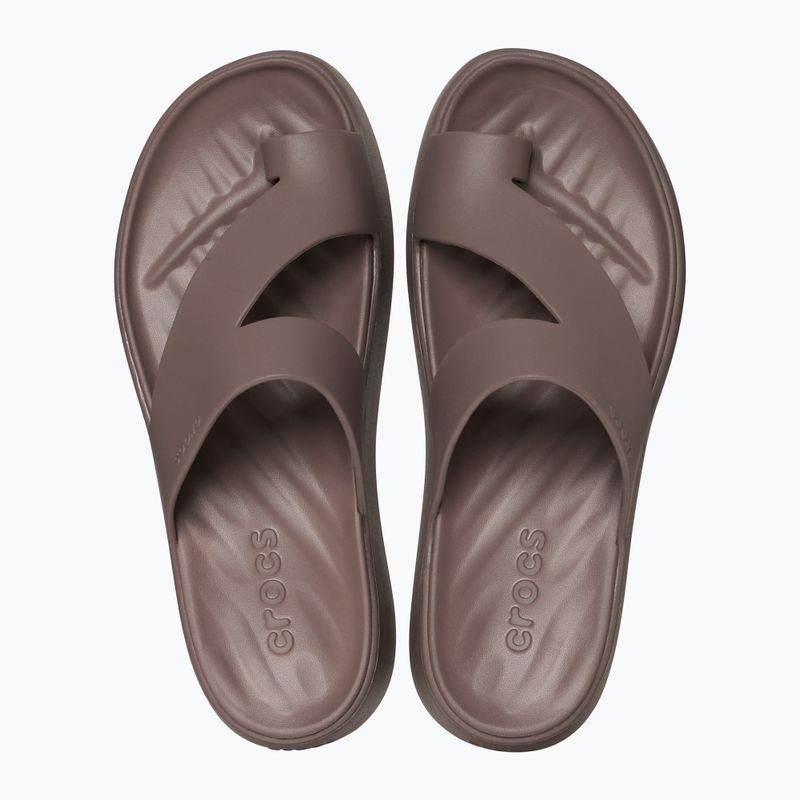 Дамски джапанки Crocs Getaway Platform Toe Loop truffle 2