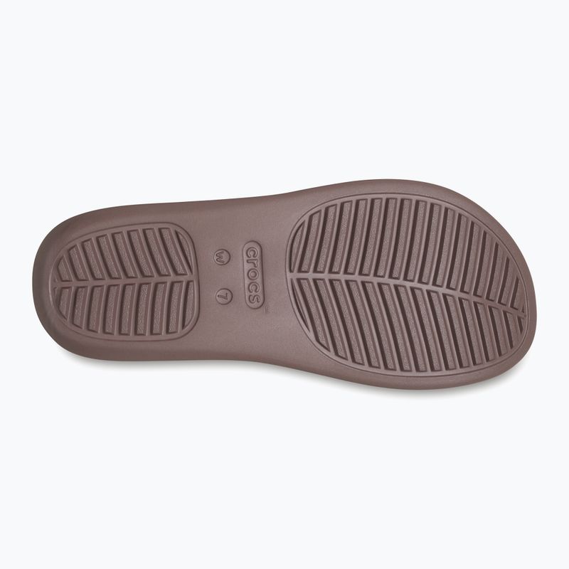 Дамски джапанки Crocs Getaway Platform Toe Loop truffle 3