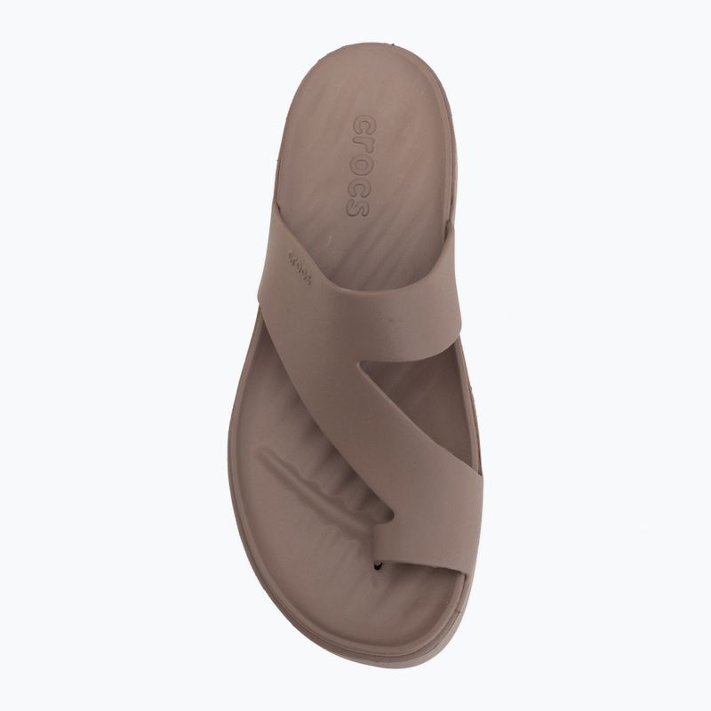 Дамски джапанки Crocs Getaway Platform Toe Loop truffle 5