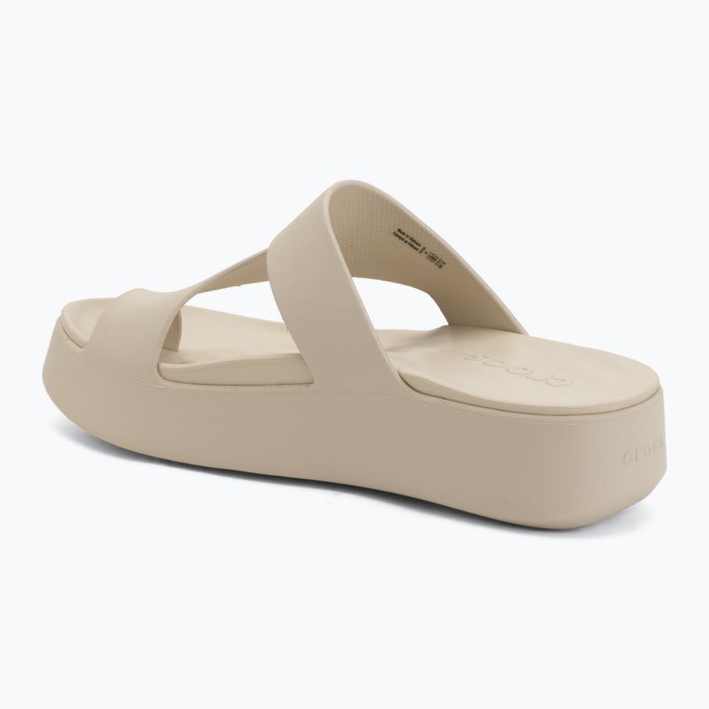 Дамски джапанки Crocs Getaway Platform Toe Loop sandstone 3
