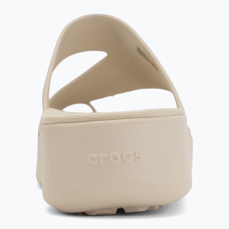 Дамски джапанки Crocs Getaway Platform Toe Loop sandstone 6