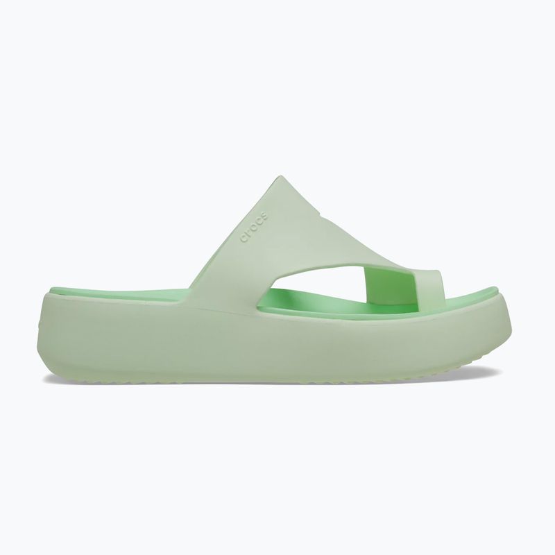 Дамски джапанки Crocs Getaway Platform Toe Loop jade tint