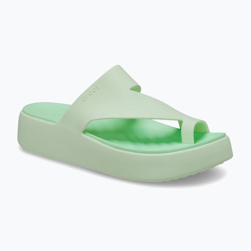 Дамски джапанки Crocs Getaway Platform Toe Loop jade tint 2