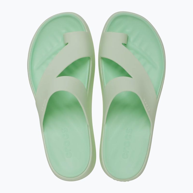 Дамски джапанки Crocs Getaway Platform Toe Loop jade tint 4