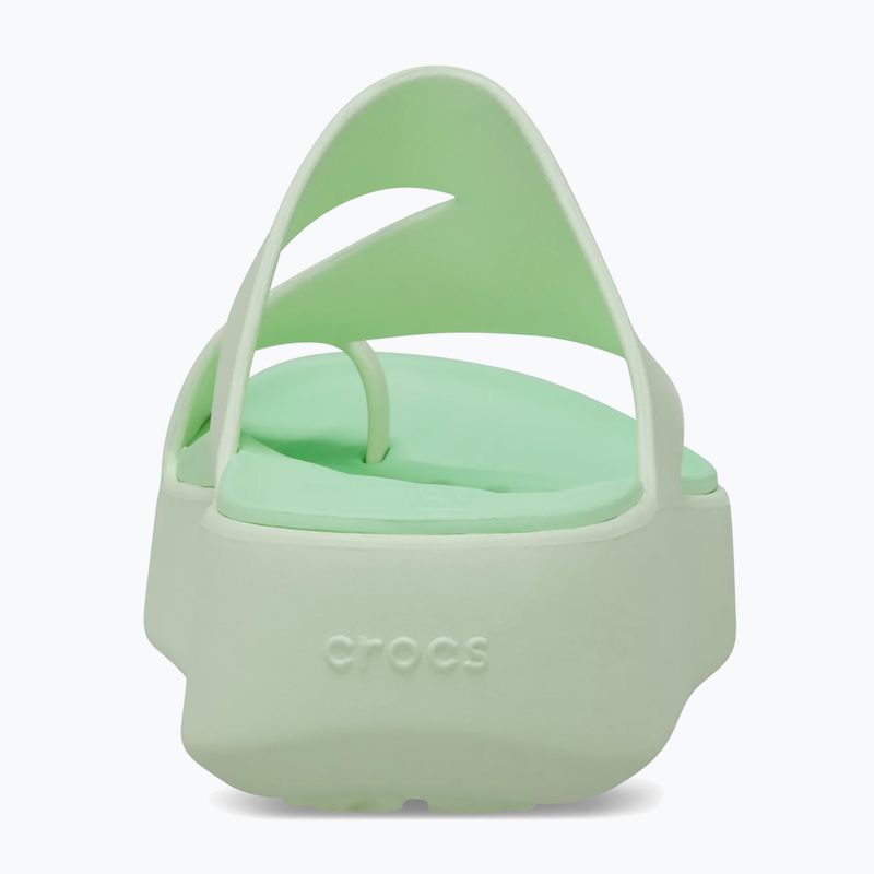 Дамски джапанки Crocs Getaway Platform Toe Loop jade tint 6