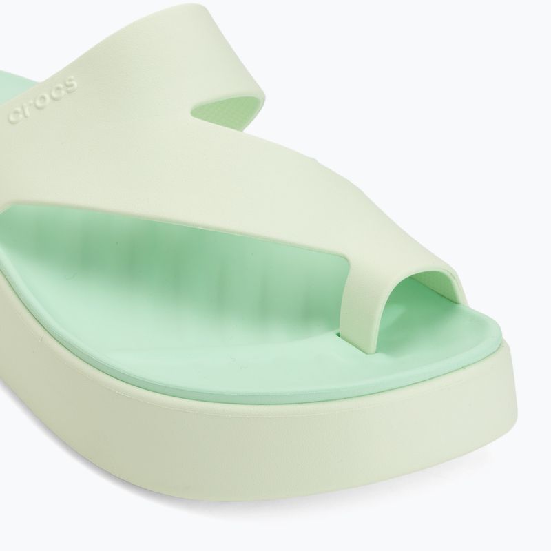 Дамски джапанки Crocs Getaway Platform Toe Loop jade tint 7