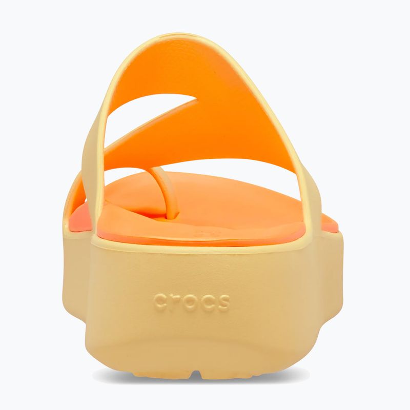 Дамски джапанки Crocs Getaway Platform Toe Loop golden hour 6
