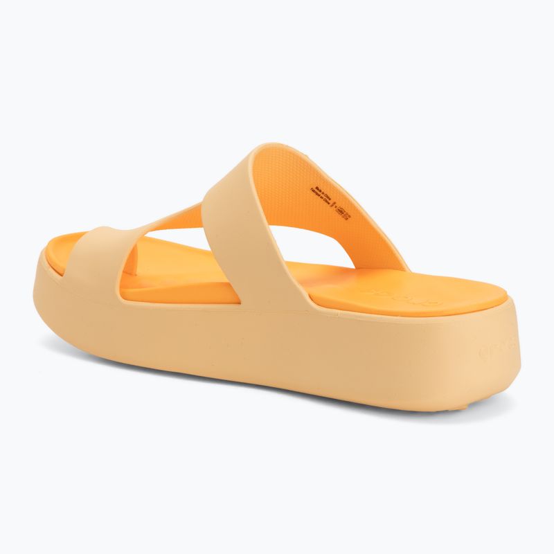 Дамски джапанки Crocs Getaway Platform Toe Loop golden hour 3