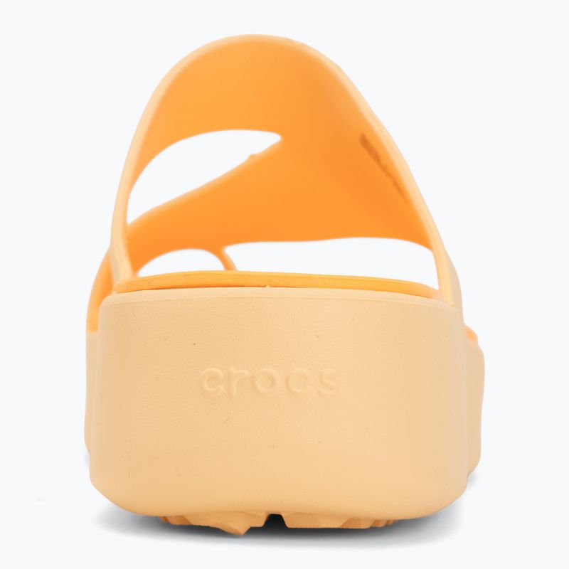 Дамски джапанки Crocs Getaway Platform Toe Loop golden hour 6