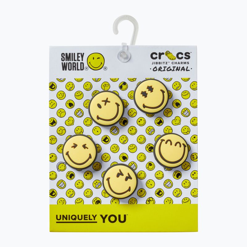 Щипки Crocs Jibbitz™ Smileyworld 5 бр. 2