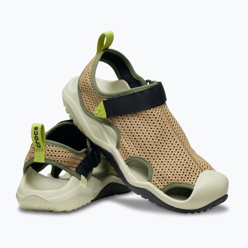 Мъжки сандали Crocs Swiftwater Mesh Deck сепия 6