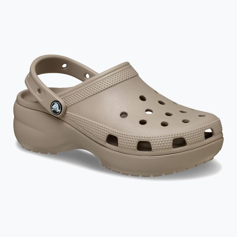 Дамски чехли Crocs Classic Platform Clog taupe 9