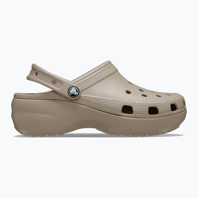 Дамски сабо Crocs Classic Platform Clog taupe 2