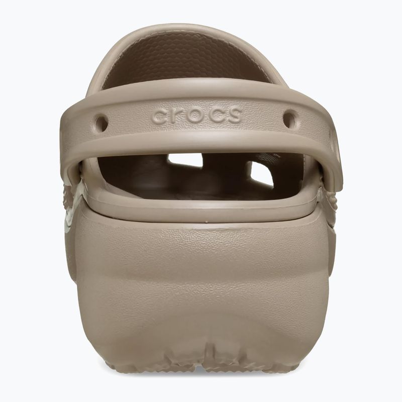 Дамски сабо Crocs Classic Platform Clog taupe 4
