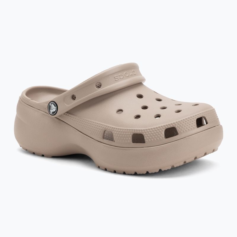 Дамски чехли Crocs Classic Platform Clog taupe