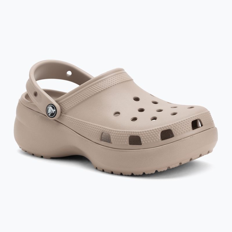 Дамски чехли Crocs Classic Platform Clog taupe 2