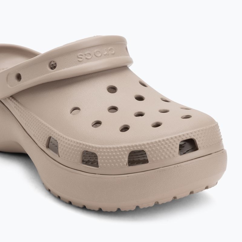 Дамски чехли Crocs Classic Platform Clog taupe 8