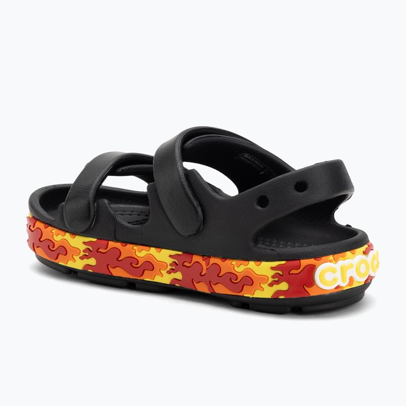 Детски сандали Crocs Crocband Cruiser Flames black 3