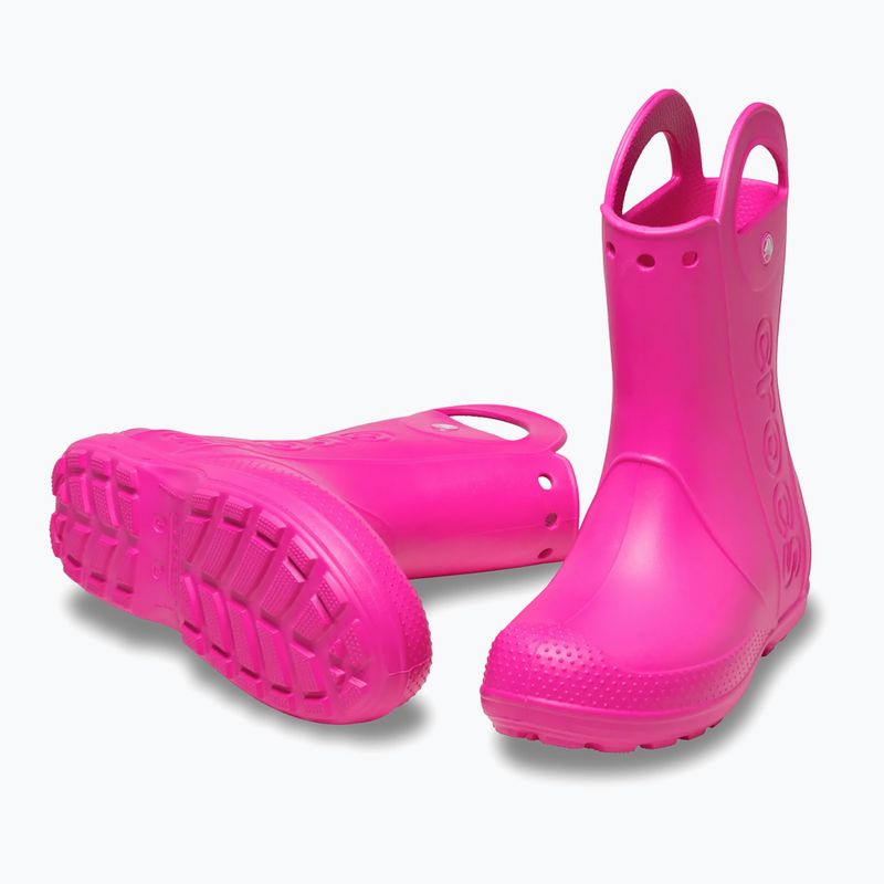 Детски гумени ботуши Crocs Handle It Rain Boot Kids pink crush 3